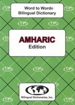 English-Amharic & Amharic-English Word-to-Word Dictionary - Sesma, C.