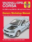 Vauxhall/Opel Corsa Petrol & Diesel (Oct 00 - Aug 06) Haynes Repair Manual