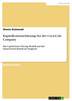 Kapitalkostenschätzung bei der Coca-Cola Company