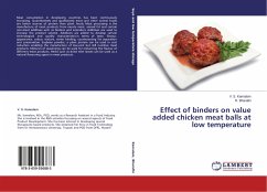 Effect of binders on value added chicken meat balls at low temperature