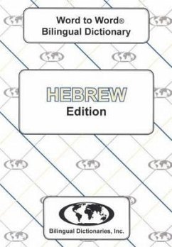 English-Hebrew & Hebrew-English Word-to-Word Dictionary - Sesma, C.; Starkman, J.