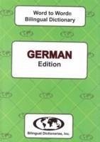English-German & German-English Word-to-Word Dictionary - Bell, H.