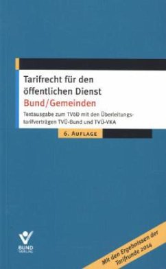 Cover Tarifrecht für den öffentlichen Dienst Bund/Gemeinden