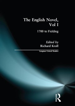 English Novel, Vol I, The (eBook, ePUB) - Kroll, Richard W. F.