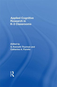 Cover Applied Cognitive Research in K-3 Classrooms (eBook, PDF)