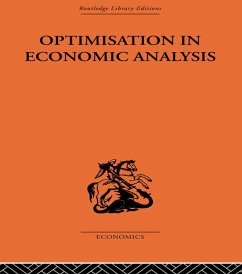 Optimisation in Economic Analysis (eBook, PDF) - Mills, Gordon