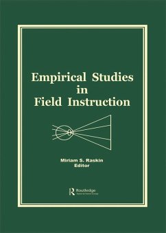 Empirical Studies in Field Instruction (eBook, ePUB) - Raskin, Miriam S