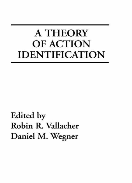 A Theory of Action Identification (eBook, ePUB) A Theory of Action Identification (eBook, ePUB)