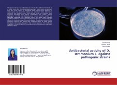 Antibacterial activity of D. stramonium L. against pathogenic strains