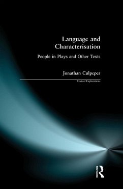 Language and Characterisation (eBook, ePUB) - Culpeper, Jonathan