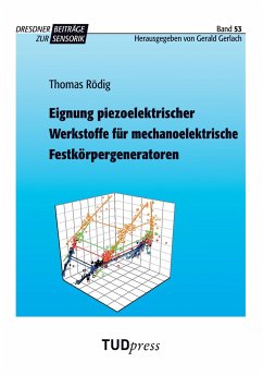 Eignung piezoelektrischer Werkstoffe für mechanoelektrische Festkörpergeneratoren