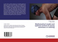 Mathematical model and optimal control of young swimmers in training