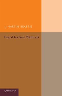 Post-Mortem Methods - Beattie, J. Martin