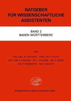 Ratgeber für Wissenschaftliche Assistenten - Czycholl, R.;Dichtl, E.;Fischer, K.