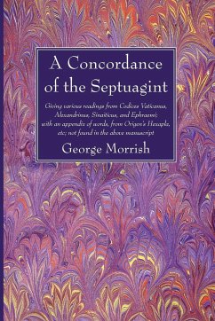A Concordance of the Septuagint