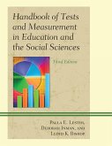 Handbook of Tests and Measurement in Education and the Social Sciences, Third Edition