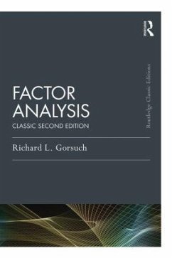 Factor Analysis - Gorsuch, Richard L