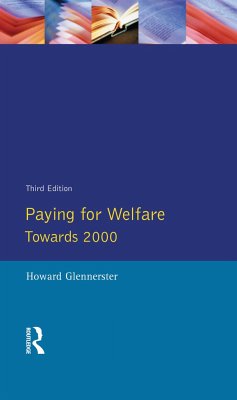 Paying For Welfare - Glennerster, Howard