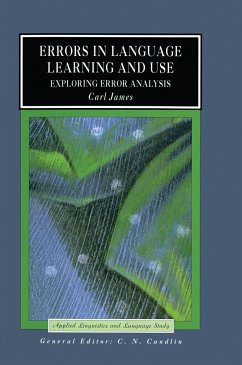Errors in Language Learning and Use - James, Carl