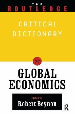 Routledge Companion to Global Economics - Beynon, Robert