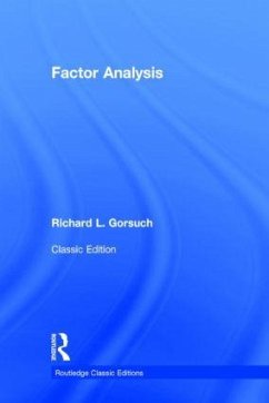 Factor Analysis - Gorsuch, Richard L