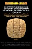 V1.Comparative Encyclopedic Dictionary of Mesopotamian Vocabulary Dead & Ancient Languages