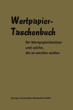 Wertpapier Taschenbuch - Gabler, Gable