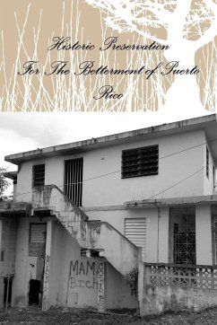 Historic Preservation for the Betterment of Puerto Rico - Scott, Shayna