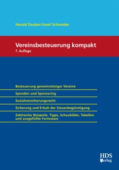 Vereinsbesteuerung Kompakt - Dauber, Harald; Schneider, Josef