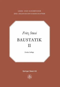 Vorlesungen über Baustatik - Stüssi, Fritz