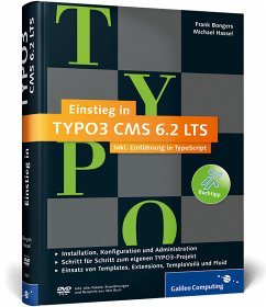 Einstieg in TYPO3 CMS 6.2 LTS, m. DVD-ROM - Bongers, Frank; Hassel, Michael