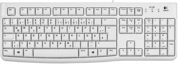 Logitech K 120 Keyboard OEM USB white Logitech K 120 Keyboard OEM USB white