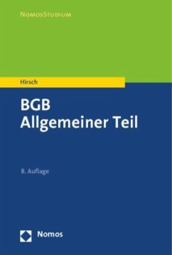BGB, Allgemeiner Teil - Hirsch, Christoph