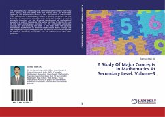 A Study Of Major Concepts In Mathematics At Secondary Level. Volume-3