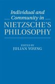 Individual and Community in Nietzsche's Philosophy (eBook, PDF)