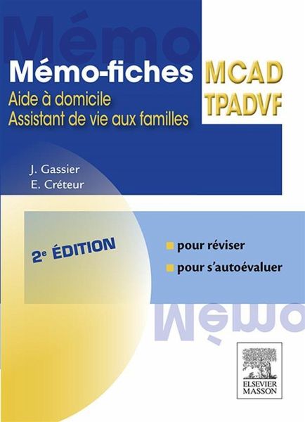 Mémo-fiches MCAD/TPADVF (eBook, ePUB) Mémo-fiches MCAD/TPADVF (eBook, ePUB)