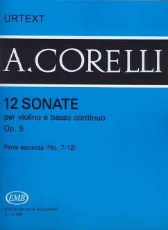 Cover 12 sonate op. 5 parte seconde per violine e bc