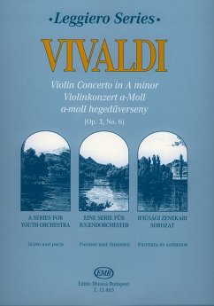 Cover Konzert a-Moll op.3,6 RV356 für Violine, Streicher und Bc Partitur und Stimmen (5-4-0-3)
