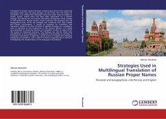 Strategies Used in Multilingual Translation of Russian Proper Names - Movahedi, Mahnaz