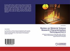 Review on Material Science Research Characterization Techniques(Vol.I)