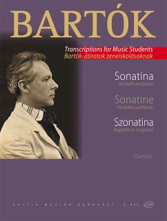 Cover Violin Sonatina Vln/Pf (Bartok)