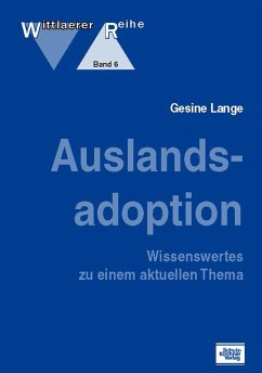 Auslandsadoption (eBook, PDF) - Lange, Gesine