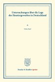 Untersuchungen über die Lage des Hausiergewerbes in Deutschland.
