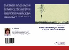 Cover Irene Nemirovsky: A Jewish-Russian Inter-War Writer