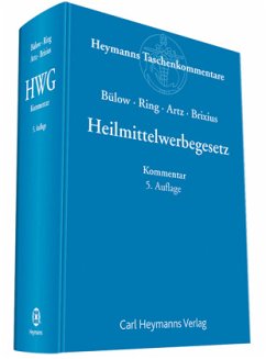 Heilmittelwerbegesetz (HWG), Kommentar - Artz, Markus;Brixius, Kerstin;Bülow, Peter
