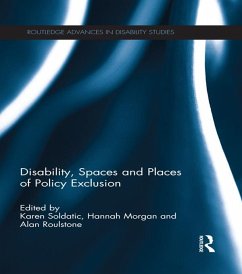 Cover Disability, Spaces and Places of Policy Exclusion (eBook, PDF)