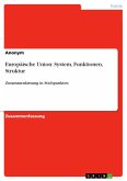 Europäische Union: System, Funktionen, Struktur (eBook, PDF)