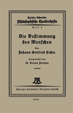 Die Bestimmung des Menschen - Sichte, Johann Gottlieb