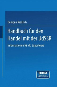 Handbuch für den Handel mit der UdSSR - Riedrich, Benigna