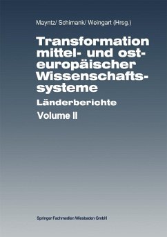 Cover Transformation mittel- und osteuropäischer Wissenschaftssysteme